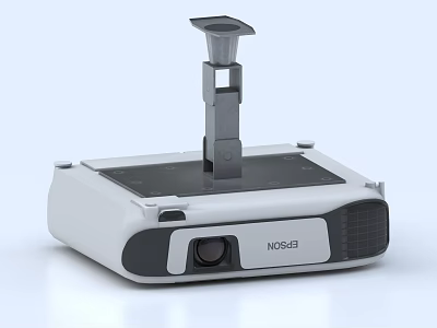 EPSON Projection Monitoring Device With Adjustable Mount And Compact Desktop Design 3d model
