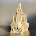 European Style Architecture With Classical Tower Structure Dome Roof And Ornate Details