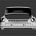 White Vintage Car Body Shell Model For Automotive Components 3d model