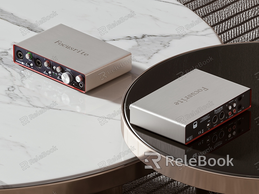 Audio book recording sound card equipment model