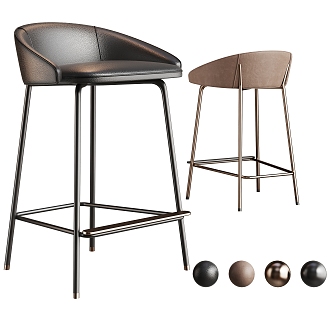 POLIFORM bar chair combination 3d model