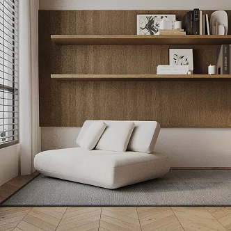 modern leisure chair 3d model