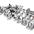 Different Types Of Sports Equipment With Fitness Machines Training Tools And Exercise Gear