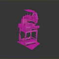 Bench Drill Vertical Drilling Machine Vertical Bench Drilling Machine Tools Hardware Tools Processing Tools Furniture 3d model