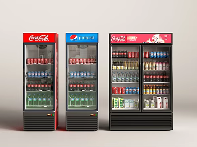 Freezer Beverage Cabinet Freezer Cabinet Fresh-keeping Cabinet Freezer Wine Cabinet Display Cabinet Cold Drink Cabinet 3d model