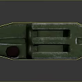 Green Military Fuel Canister With Star Logo And Metal Handle