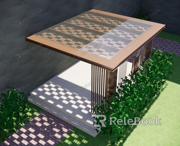 modern pavilion gazebo model