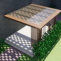 modern pavilion gazebo 3d model
