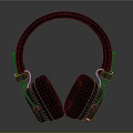 Professional Black Over Ear Headphones With Soft Leather Earpads Sleek Design And Glossy Finish