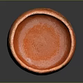 Vibrant Red Textured Ceramic Bowl For Daily Household Use And Decoration