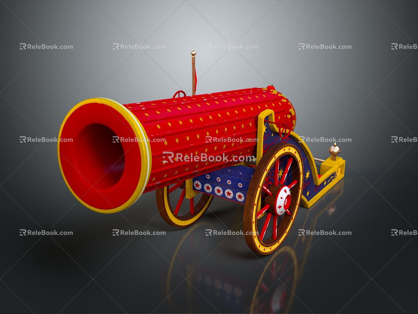 Artillery Gun Artillery Ship Gun Gun Siege Gun Cannon Anti-aircraft Breaking Heavy Gun Heavy Gun 3d model