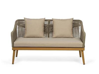 Outdoor rattan sofa model