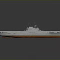 Advanced Military Weapon Aircraft Carrier Warship Detailed 3D Model Structure Design