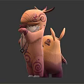 Modern Game Character Monster 3d model