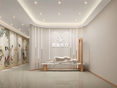 Modern Beauty Salon Hall Beauty Salon Front Hall model