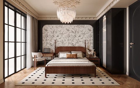 French Bedroom 3d model