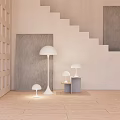 Modern lamp combination mushroom lamp combination 3d model