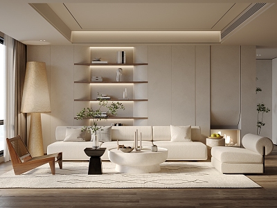 The Silent Living Room 3d model