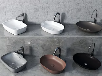 Modern wash basin wash basin 3d model