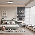 Modern Children's Room Boys Children's Room 3d model