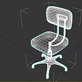Modern Black Office Chair With Sleek Design Five Star Base And Caster Wheels