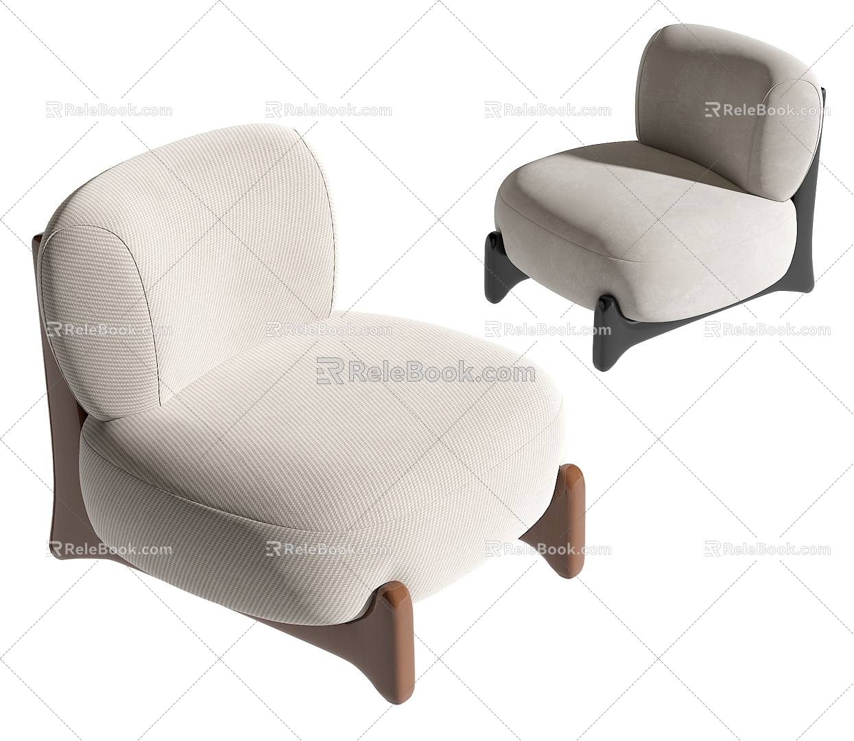 Single sofa 3d model