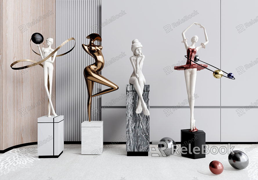 Modern Sculpture Character Sculpture Art Statue Jewelry Ornaments model