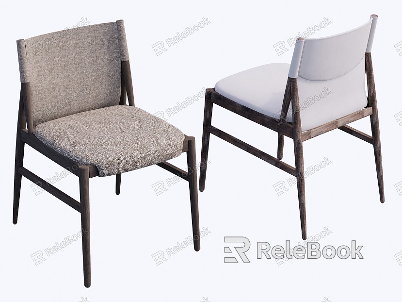 New Chinese Dining Chair Single Chair model