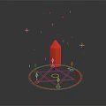 crystal array crystal mineral crystal 3d model