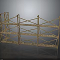 Bamboo Multi Tiered Clothing Storage Rack With Open Shelves For Accessories