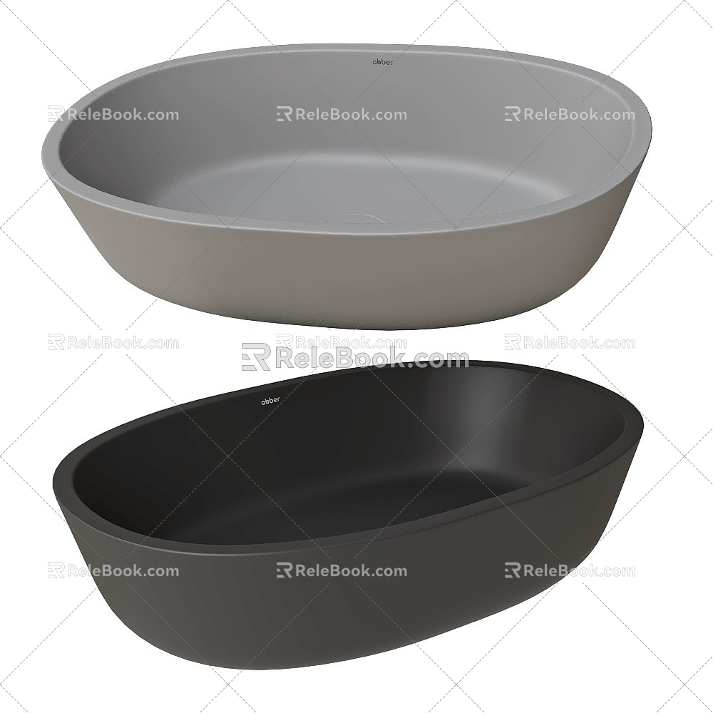 ABBER wash basin 3d model