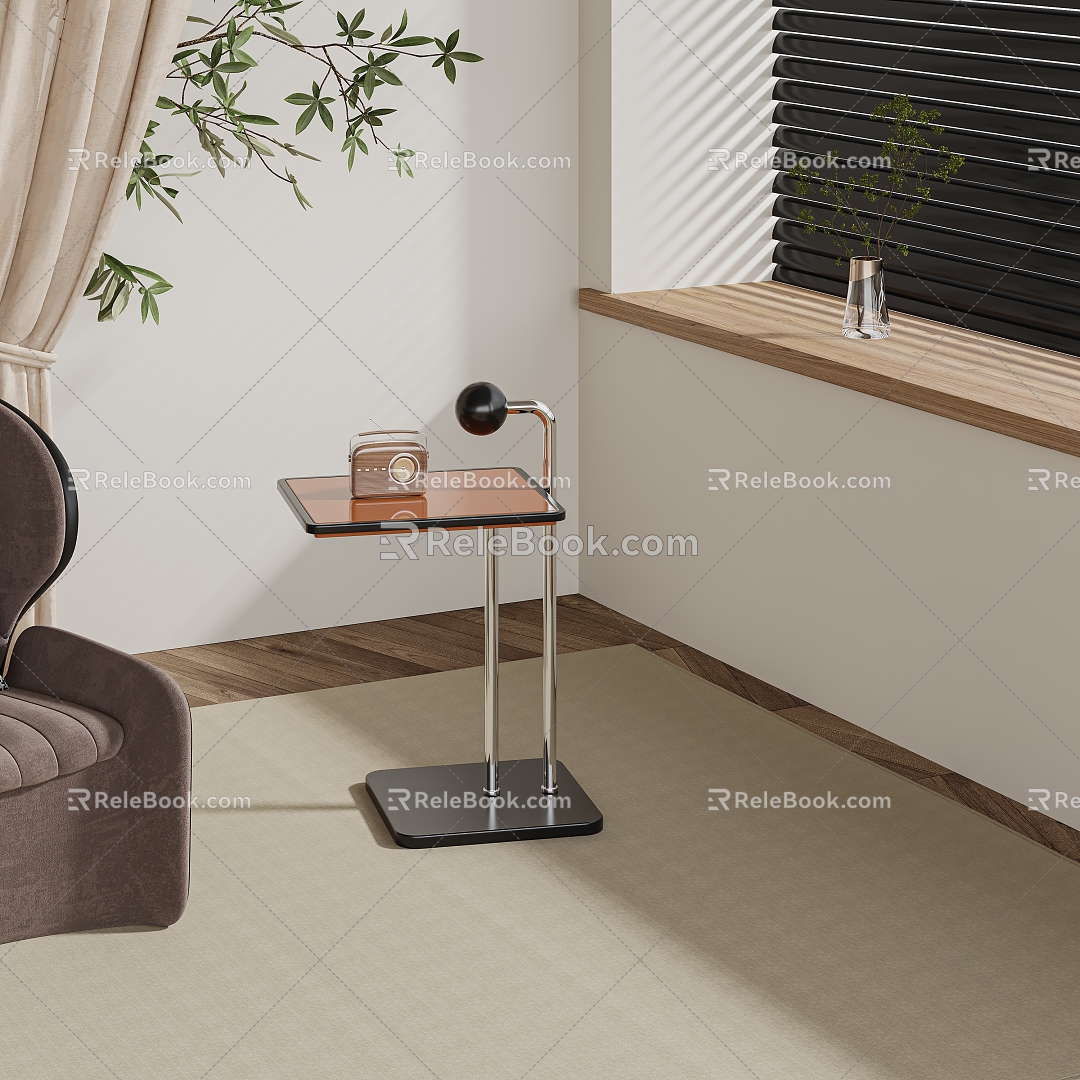 Modern Simple Side Table 3d model