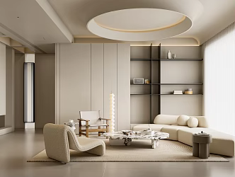 The Silent Living Room 3d model
