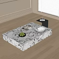 Modern marble coffee table 3d model