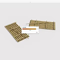Natural Bamboo Woven Rectangular Mats Handmade For Home Decoration And Crafts
