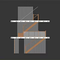 Modern Staircase Design With Wooden Steps Glass Railings And Multi Level Structure