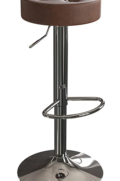 Modern Metal Bar Stool With Sleek Design And Circular Footrest Ring 3d model Modern Metal Bar Stool With Sleek Design And Circular Footrest Ring 3d model