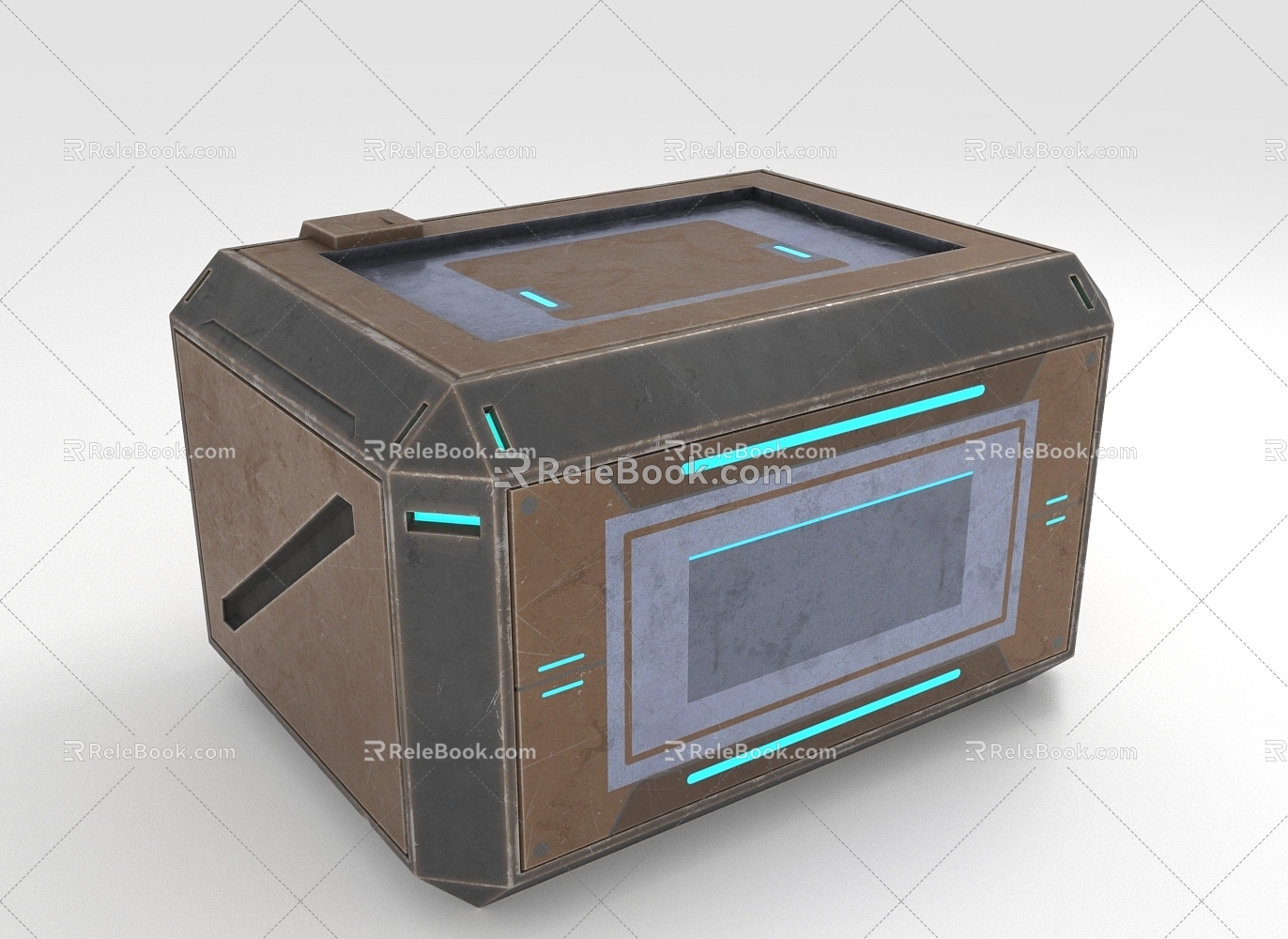 Sci-fi box futuristic box 3d model