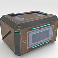 Sci-fi box futuristic box 3d model