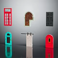 Various Decorative Doors In Different Styles And Colors For Home Decor