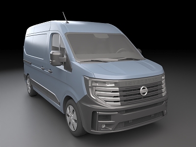 Car Van Commercial Vehicle Bus 3d model