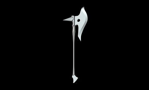 modern weapon axe 3d model