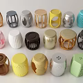 Colorful Stylish Stools With Various Designs And Colors For Home Decor