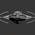 Modern Spaceship Spacecraft 3d model