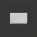 Sleek White Kitchen Countertop Appliance With Digital Display And Mesh Front Panel 3d model