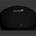 Genius Black Ergonomic Optical Computer Mouse For Daily Office And Home Use 3d model