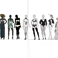 Fashion Model Modern Model 3d model