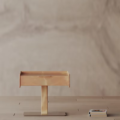 Modern Bedside Cabinet 3d model