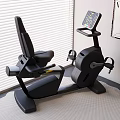 Modern Exercise Bike With LCD Screen Comfortable Seat And Non slip Mat For Home Gym