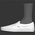 Cloth Shoes Flat Shoes Canvas Shoes Old Cloth Shoes Dad Shoes Casual Running Shoes Beans Loafers 3d model